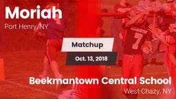 Matchup: Moriah vs. Beekmantown Central School 2018