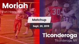 Matchup: Moriah vs. Ticonderoga  2019