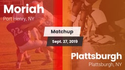 Matchup: Moriah vs. Plattsburgh  2019