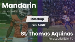 Matchup: Mandarin vs. St. Thomas Aquinas  2019