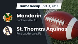 Recap: Mandarin  vs. St. Thomas Aquinas  2019