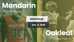 Matchup: Mandarin vs. Oakleaf  2019