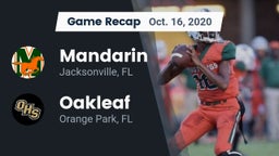 Recap: Mandarin  vs. Oakleaf  2020