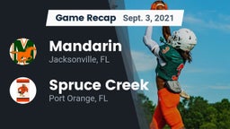 Recap: Mandarin  vs. Spruce Creek  2021