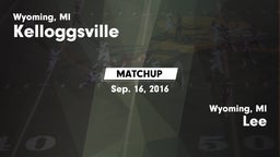 Matchup: Kelloggsville vs. Lee  2016