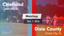 Matchup: Chiefland vs. Dixie County  2016