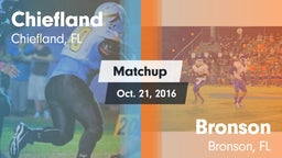 Matchup: Chiefland vs. Bronson  2016