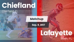 Matchup: Chiefland vs. Lafayette  2017