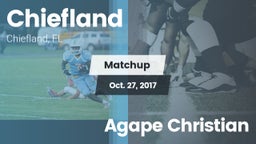 Matchup: Chiefland vs. Agape Christian 2017