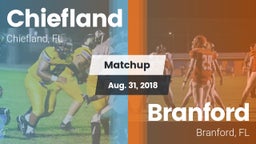 Matchup: Chiefland vs. Branford  2018