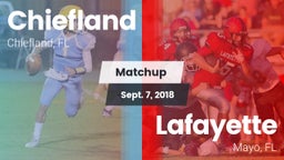 Matchup: Chiefland vs. Lafayette  2018