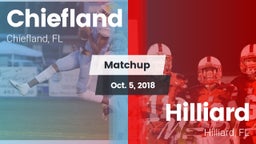 Matchup: Chiefland vs. Hilliard  2018