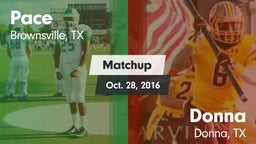 Matchup: Pace vs. Donna  2016