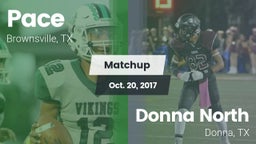 Matchup: Pace vs. Donna North  2017