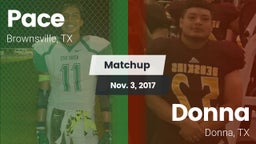 Matchup: Pace vs. Donna  2017