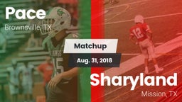 Matchup: Pace vs. Sharyland  2018