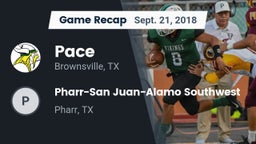 Recap: Pace  vs. Pharr-San Juan-Alamo Southwest  2018