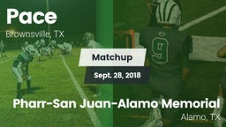 Matchup: Pace vs. Pharr-San Juan-Alamo Memorial  2018