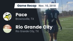 Recap: Pace  vs. Rio Grande City  2018