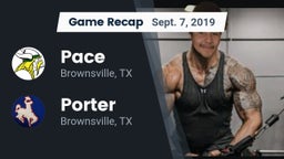 Recap: Pace  vs. Porter  2019
