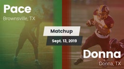 Matchup: Pace vs. Donna  2019