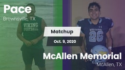 Matchup: Pace vs. McAllen Memorial  2020