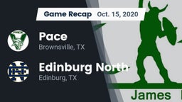 Recap: Pace  vs. Edinburg North  2020