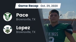 Recap: Pace  vs. Lopez  2020