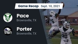 Recap: Pace  vs. Porter  2021