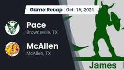 Recap: Pace  vs. McAllen  2021