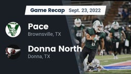 Recap: Pace  vs. Donna North  2022