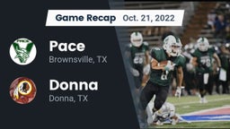 Recap: Pace  vs. Donna  2022