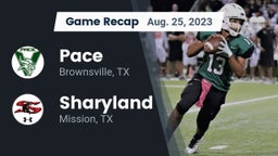 Recap: Pace  vs. Sharyland  2023