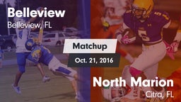 Matchup: Belleview vs. North Marion  2016
