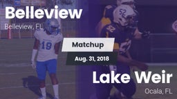 Matchup: Belleview vs. Lake Weir  2018
