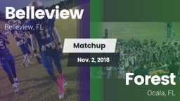 Matchup: Belleview vs. Forest  2018