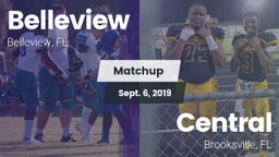 Matchup: Belleview vs. Central  2019