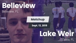 Matchup: Belleview vs. Lake Weir  2019