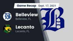 Recap: Belleview  vs. Lecanto  2021