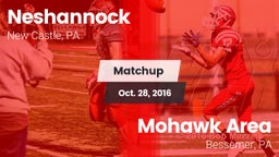 Matchup: Neshannock vs. Mohawk Area  2016