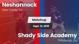 Matchup: Neshannock vs. Shady Side Academy  2018