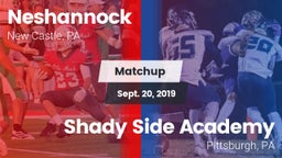 Matchup: Neshannock vs. Shady Side Academy  2019