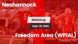 Matchup: Neshannock vs. Freedom Area  (WPIAL) 2020