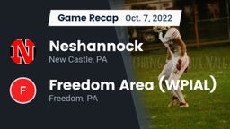 Recap: Neshannock  vs. Freedom Area  (WPIAL) 2022