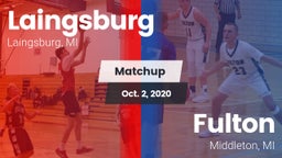 Matchup: Laingsburg vs. Fulton  2020