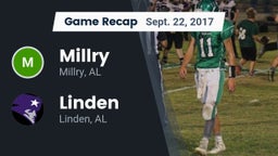 Recap: Millry  vs. Linden  2017