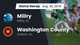 Recap: Millry  vs. Washington County  2018