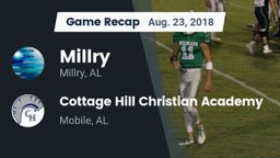 Recap: Millry  vs. Cottage Hill Christian Academy 2018