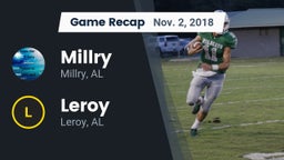 Recap: Millry  vs. Leroy  2018