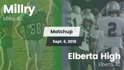 Matchup: Millry vs. Elberta High  2019